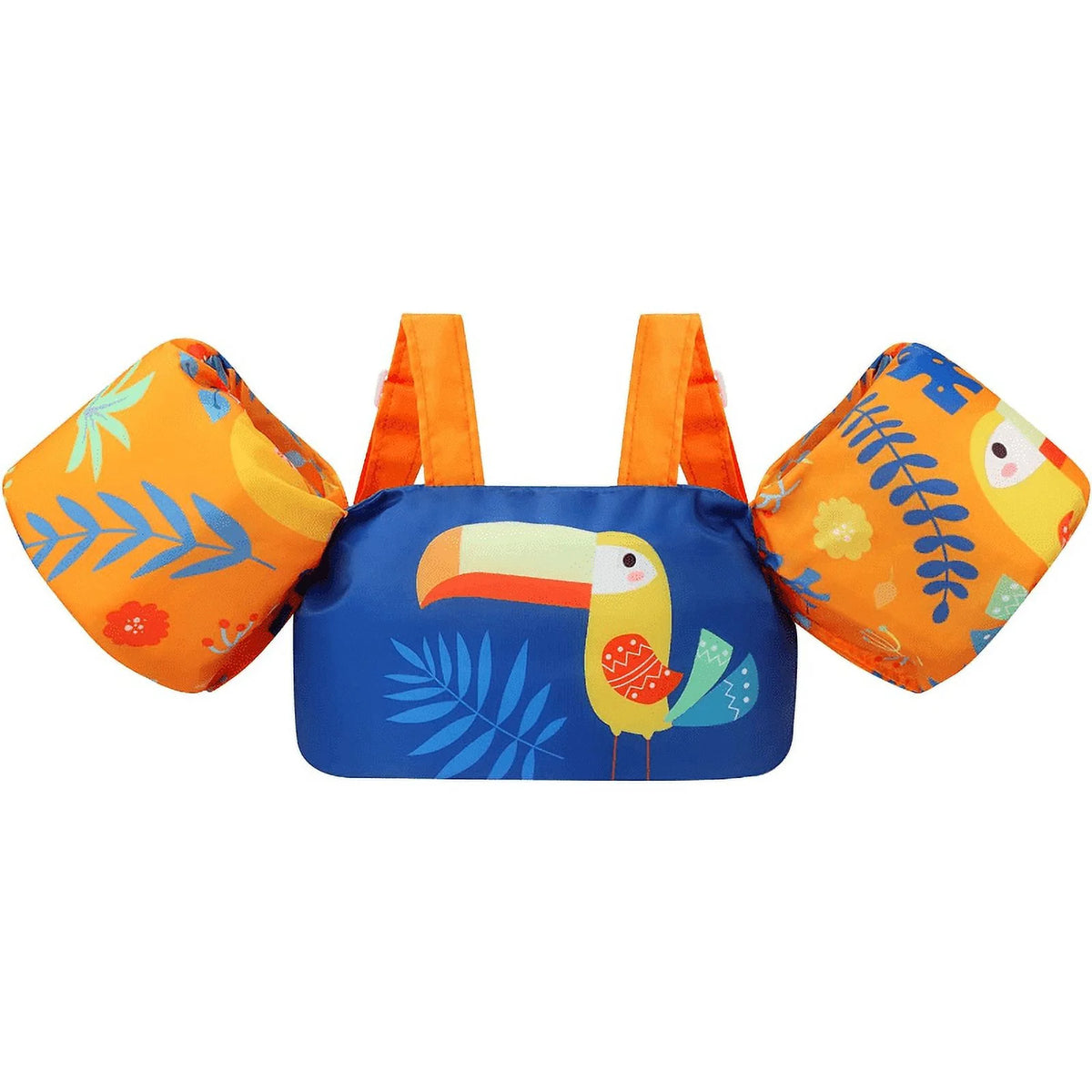 Toddler Swim Vest with Water Wings and Shoulder Strap Q325