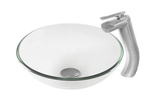 Brushed Nickel Waterfall Vessel Faucet T57829