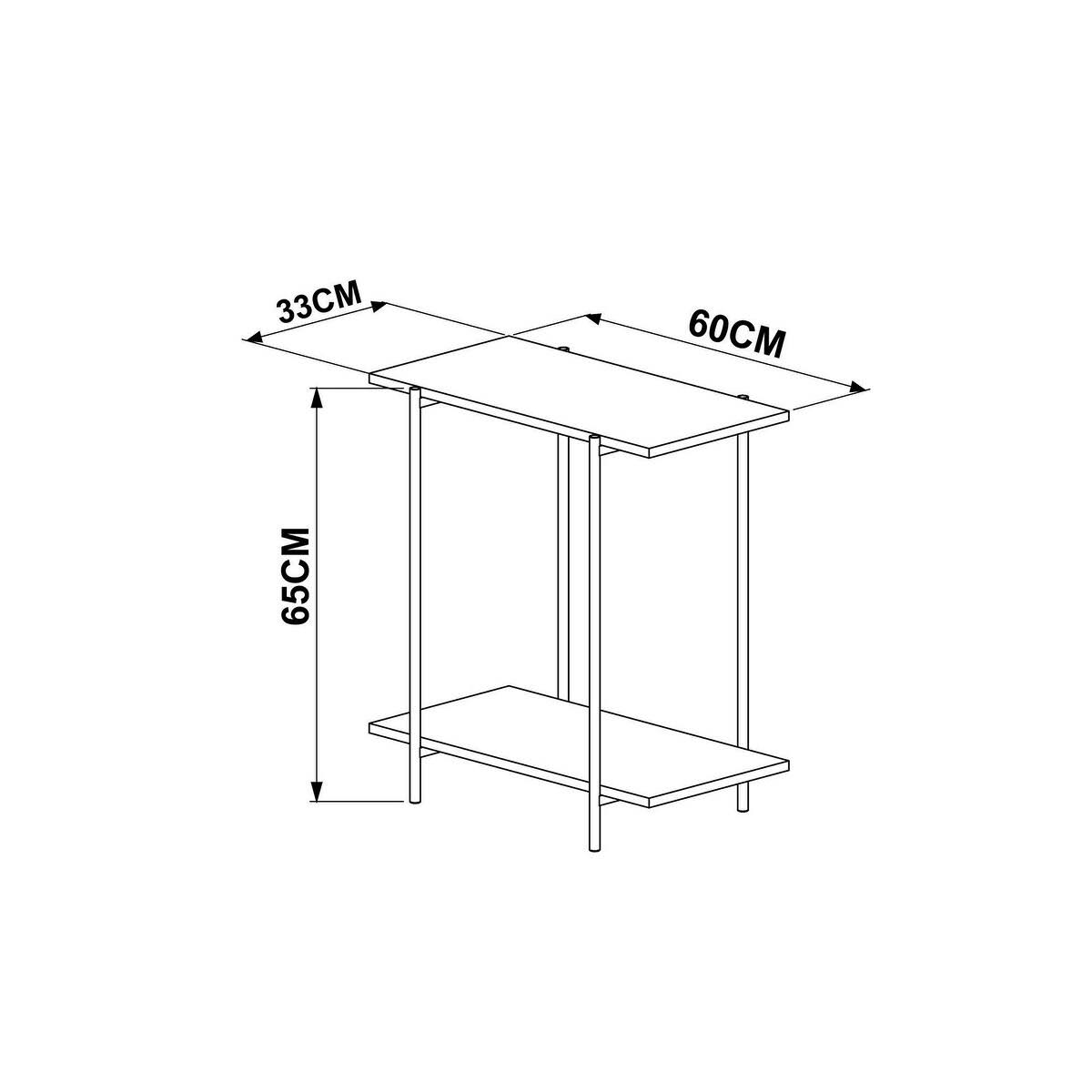 Black End Table X806