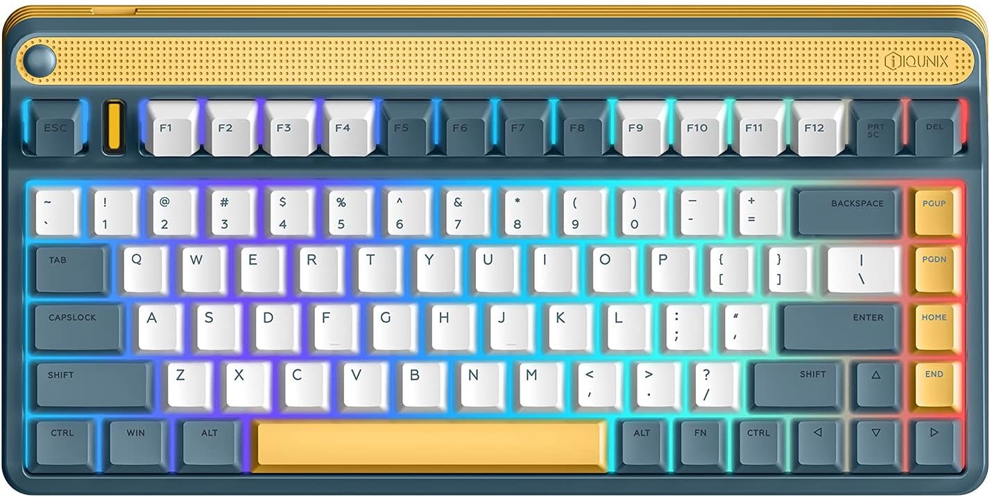 Compact 83 Keys Wireless Mechanical Keyboard with Cherry MX Red Switch B5825