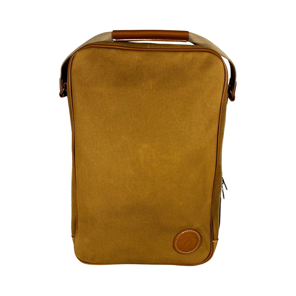 Canvas Golf Shoe Bag with Leather R493
