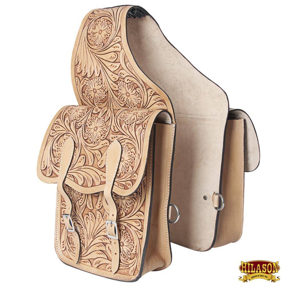 Tan Leather Horse Saddle Bag B830103