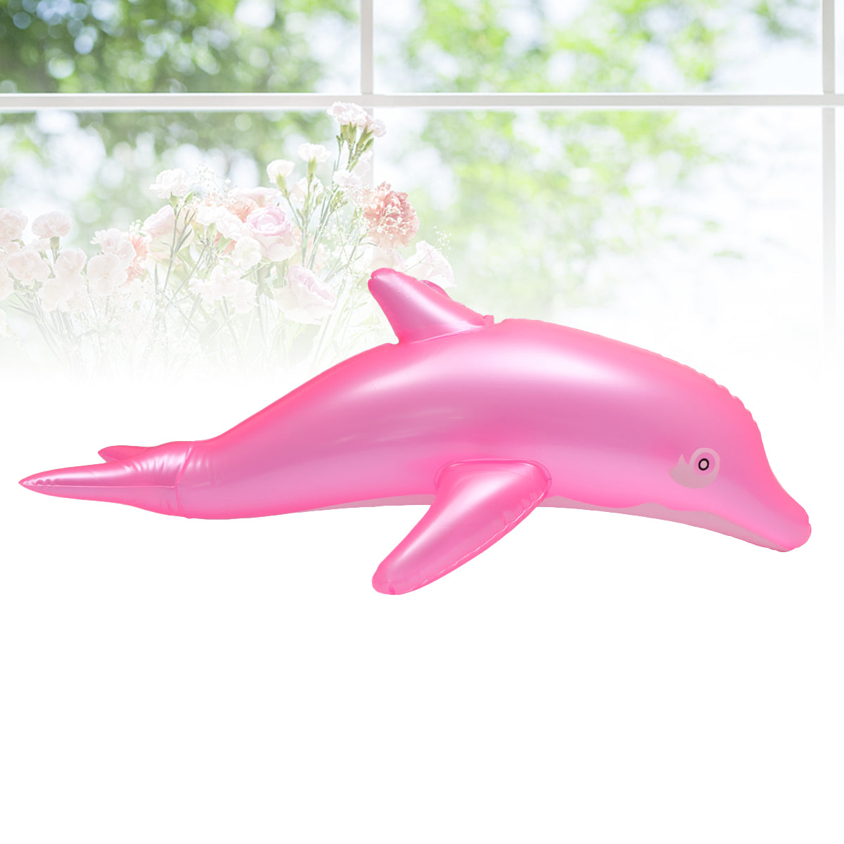 Pink Inflatable Dolphin Bath Toy N208