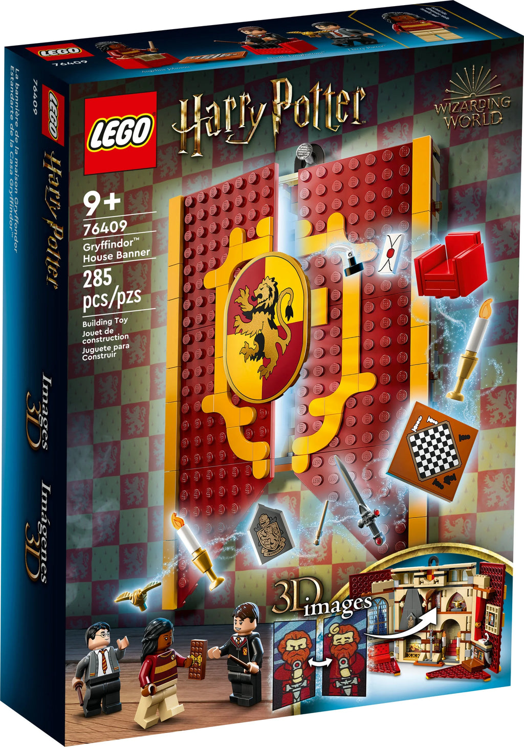 LEGO Harry Potter Gryffindor House Banner Set 76409 with 3 Minifigures P987138