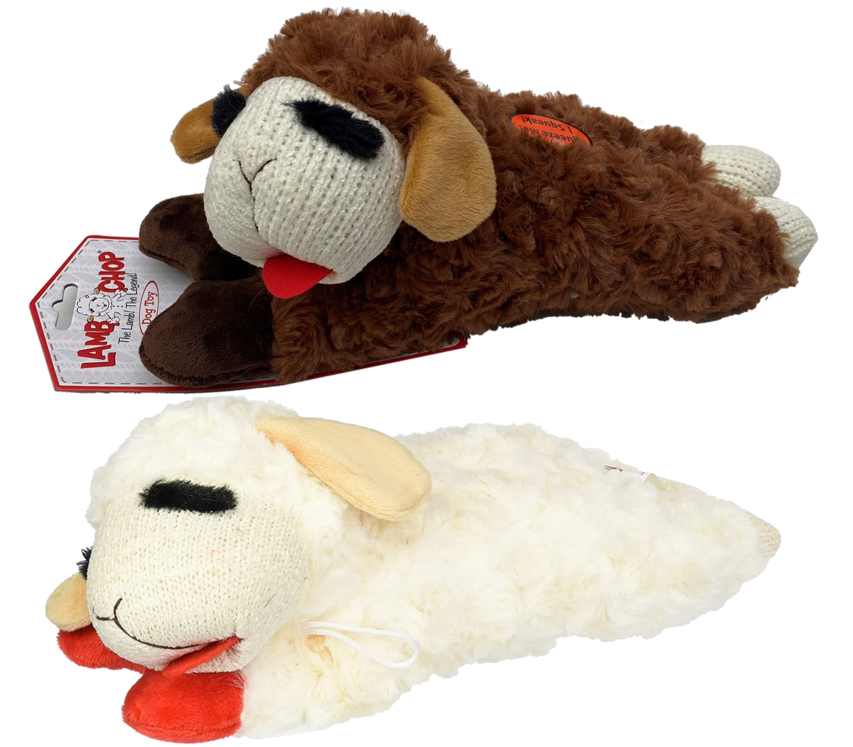 Brown 10" Pack of 2 Squeaker Toy L162659