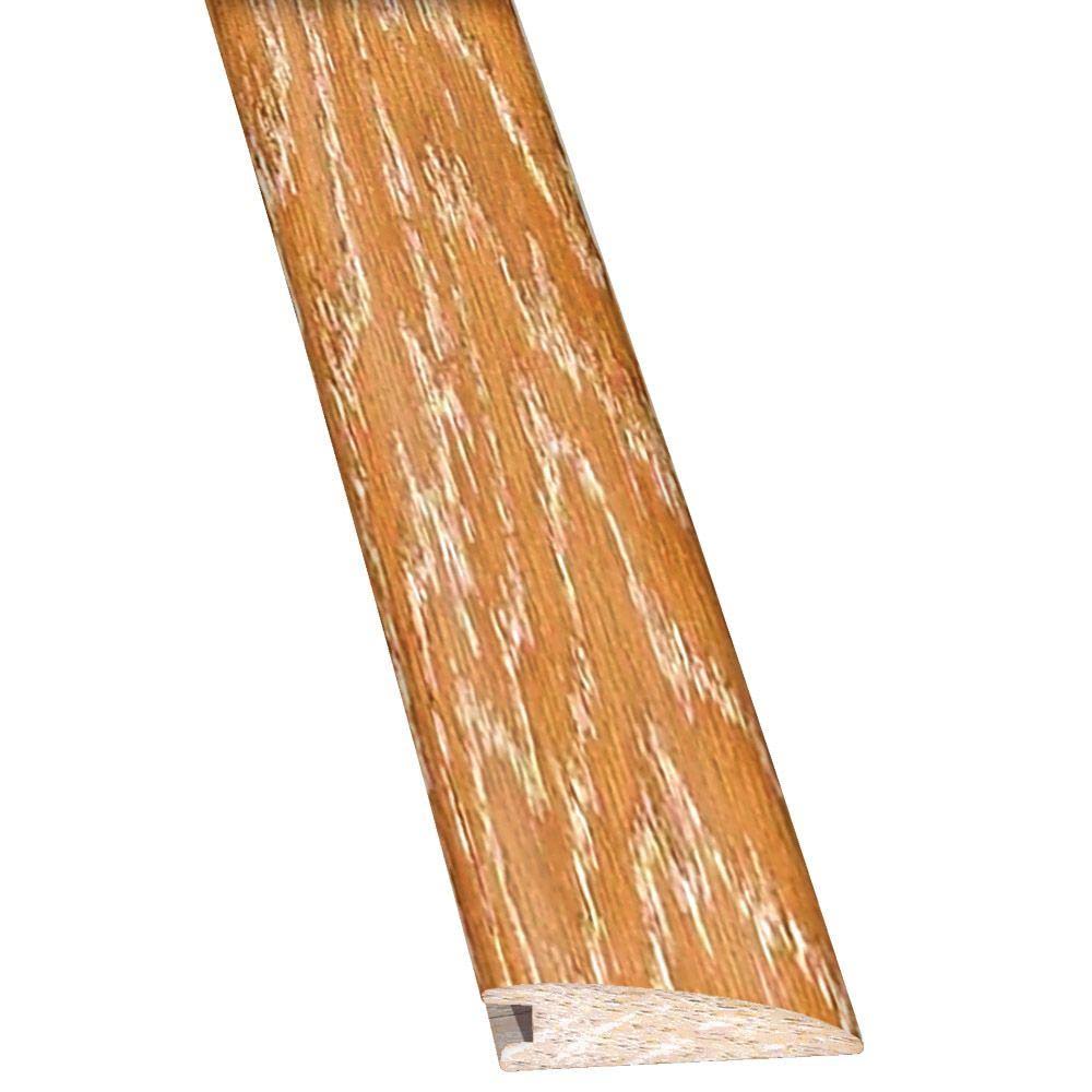Brushed Oak Hardwood Flush Mount Reducer Molding P524416