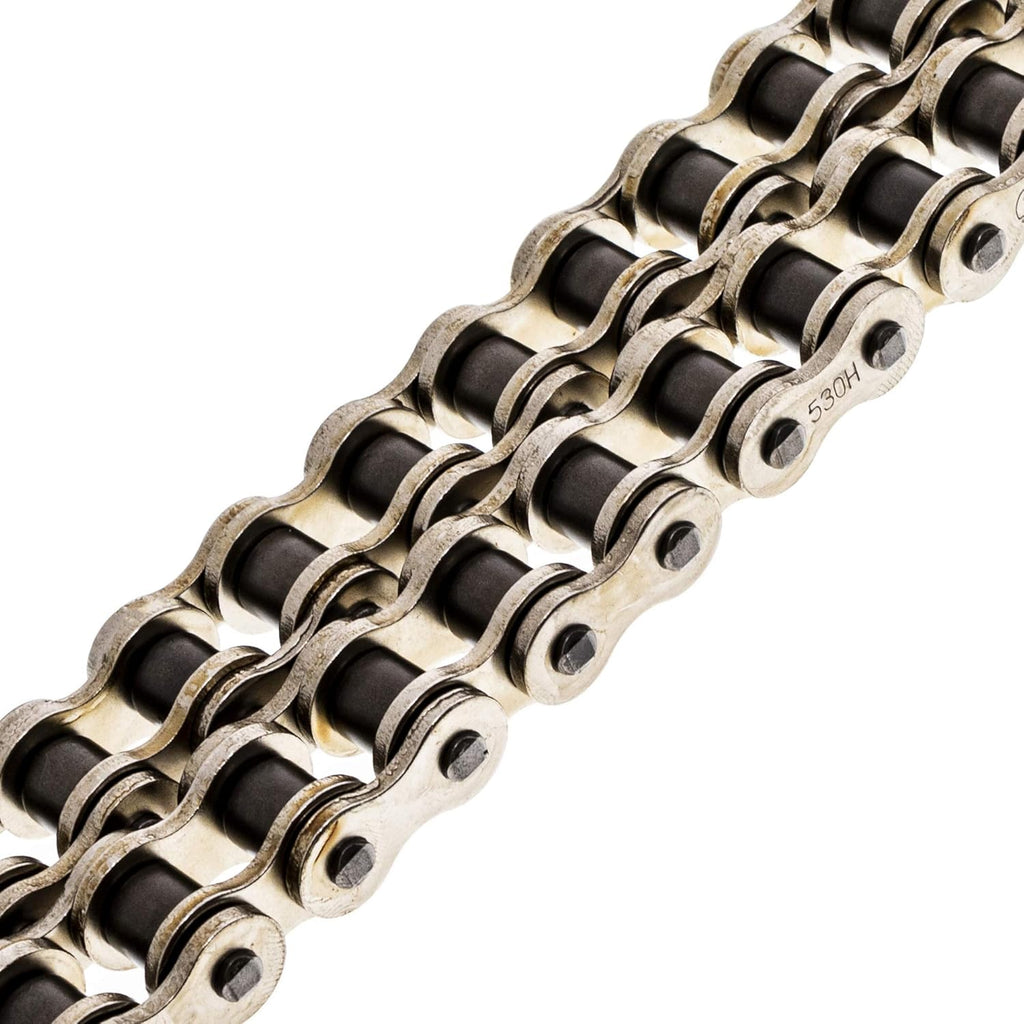 Drive Sprocket Chain Combo Front 16 Rear 42 Tooth 530HZ Standard 120 Links Pack of 2 Z410