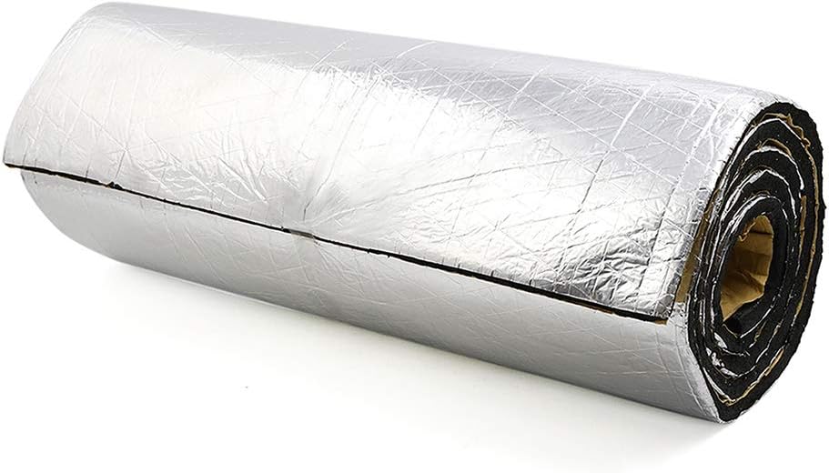 Car Exhaust Muffler Heat Sound Deadener Insulation Mat 118" x 40" Pack of 2 T3110