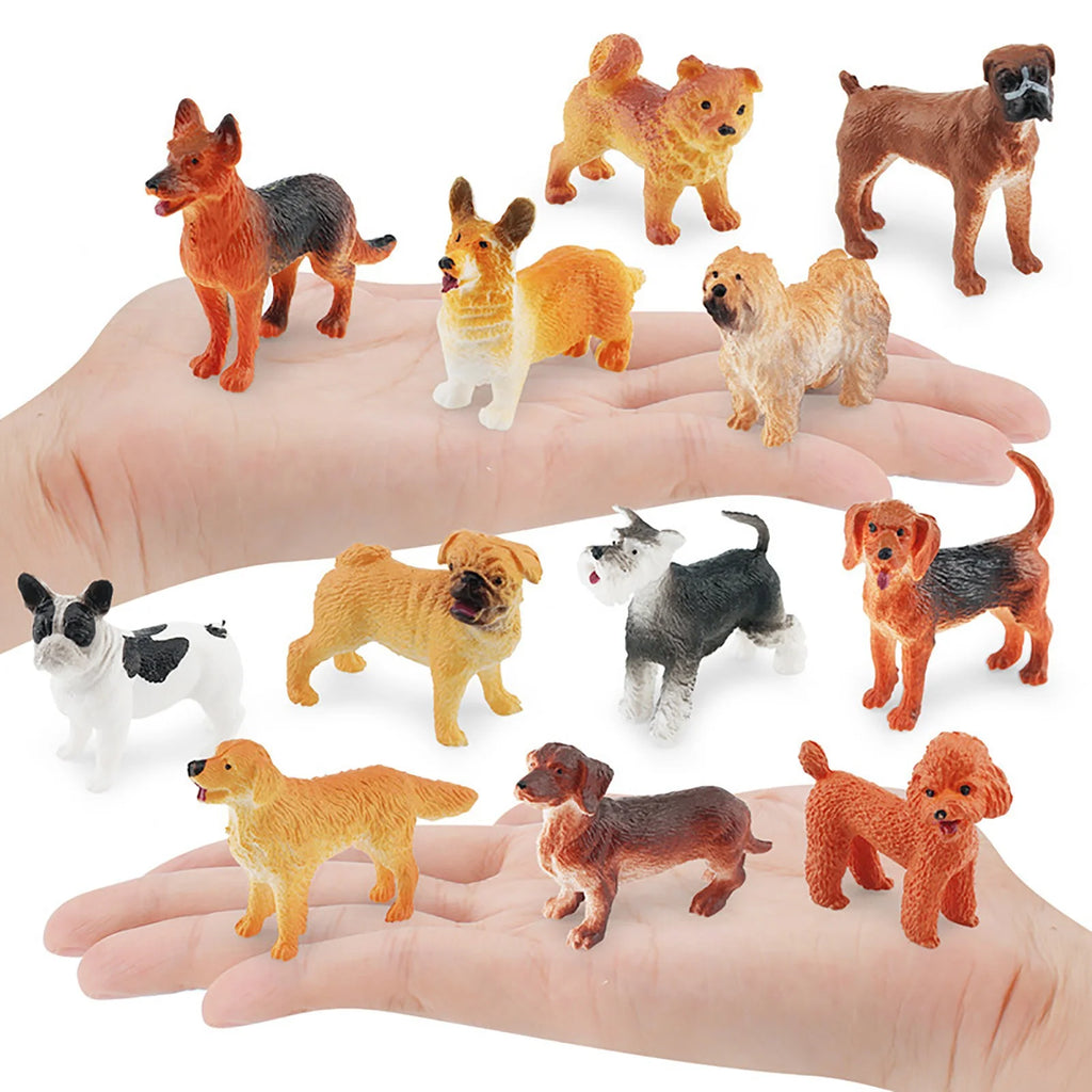 12PC Colorful Simulation Lizard Mini Animals Model Ornaments W8560
