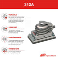 7-Inch Orbital Pneumatic Sander G861