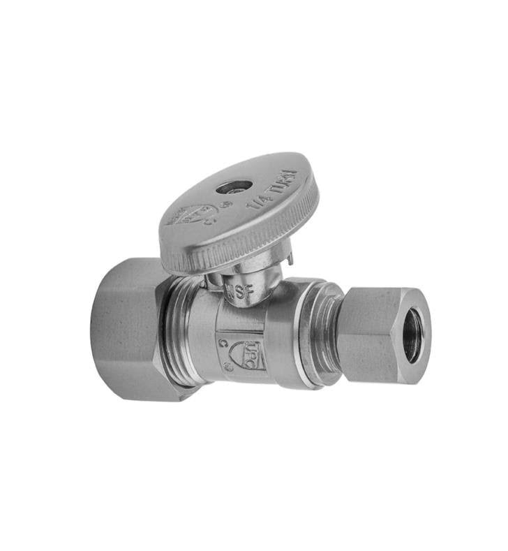 Polished Quarter Turn Straight Supply Valve O74815