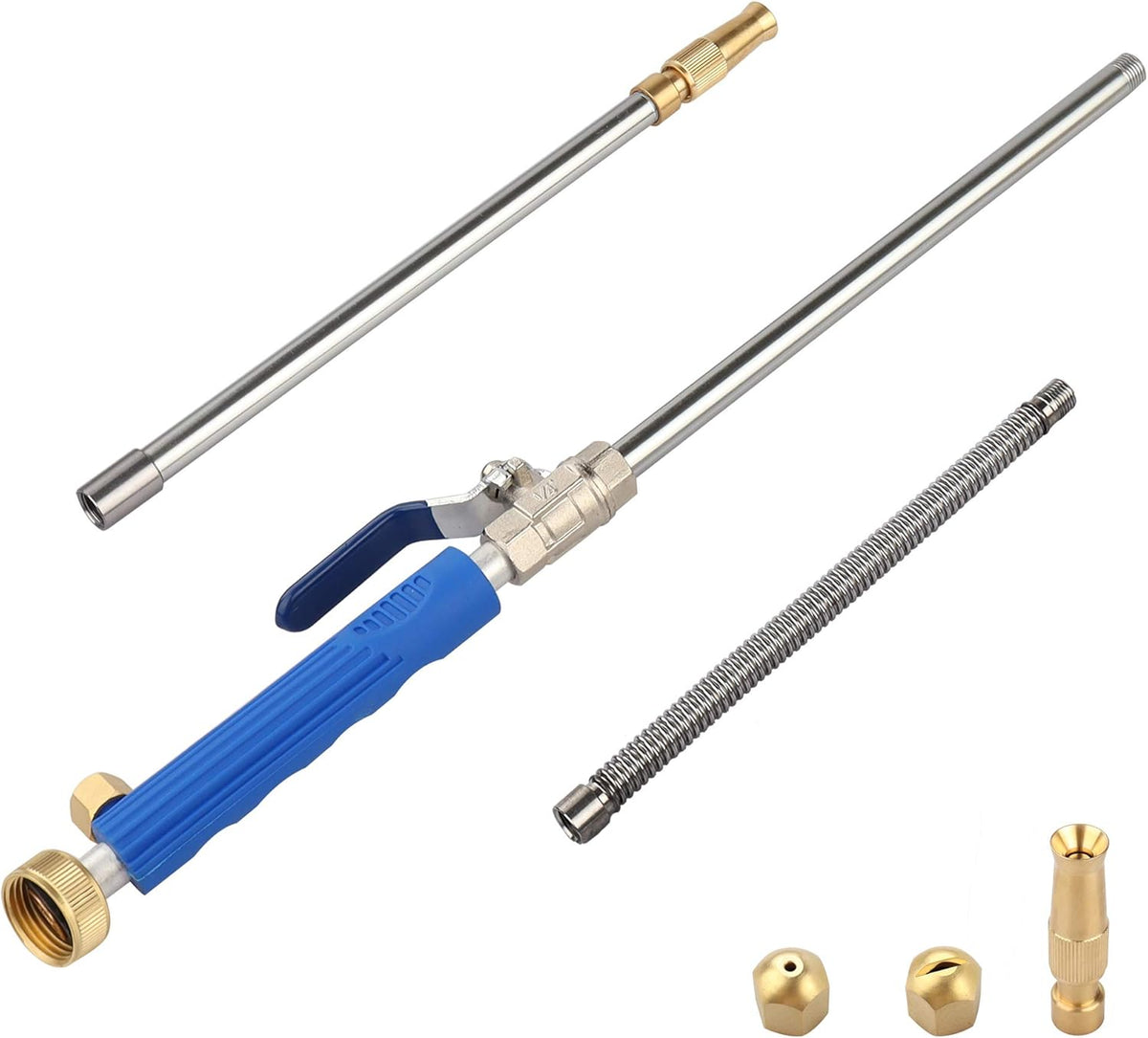 Blue Pack of 2 Power Washer Sprayer Wand with Flexible Hose Nozzle A703062