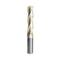 CNC Carving 0.10 Deg Angle Straight Flat Bottom 1/2 D x 2-1/4 CH x 1/2 SHK x 4 inch Long 3 Flute I3402
