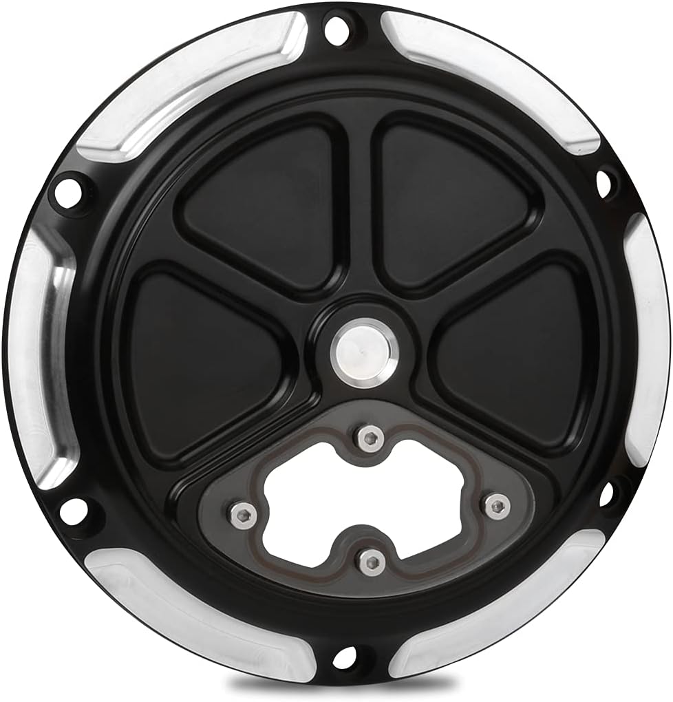 Black CNC Derby Cover For Harley Sportster Iron 883 1200 XL883 XL1200 2004-2019 Seventy Two XL1200V 2012-2016 F398