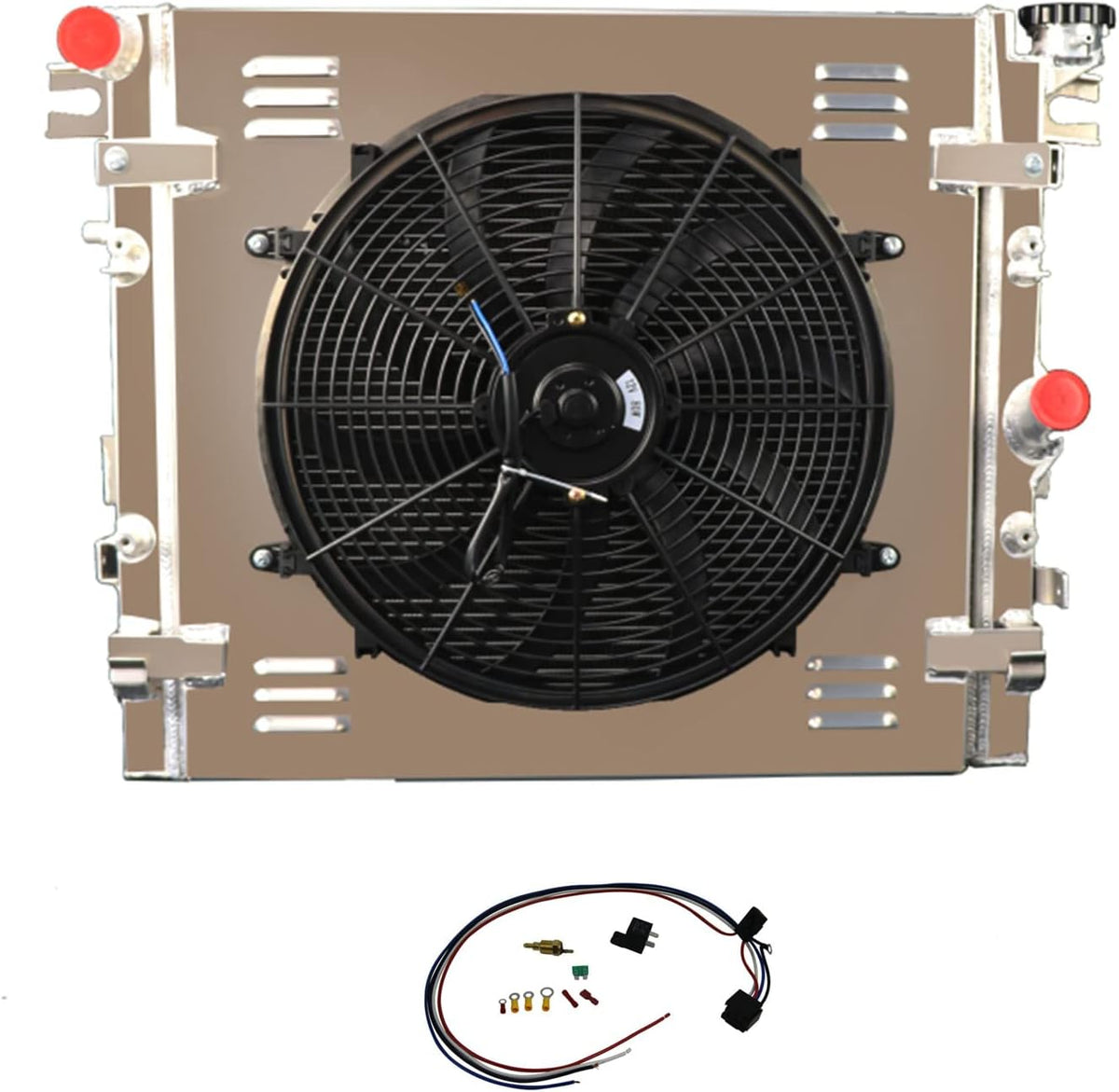 Aluminum Radiator with 16" Fan Shroud and Relay H420522