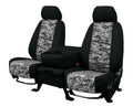 Camo Front Bucket Seat Covers with Black Trim J355