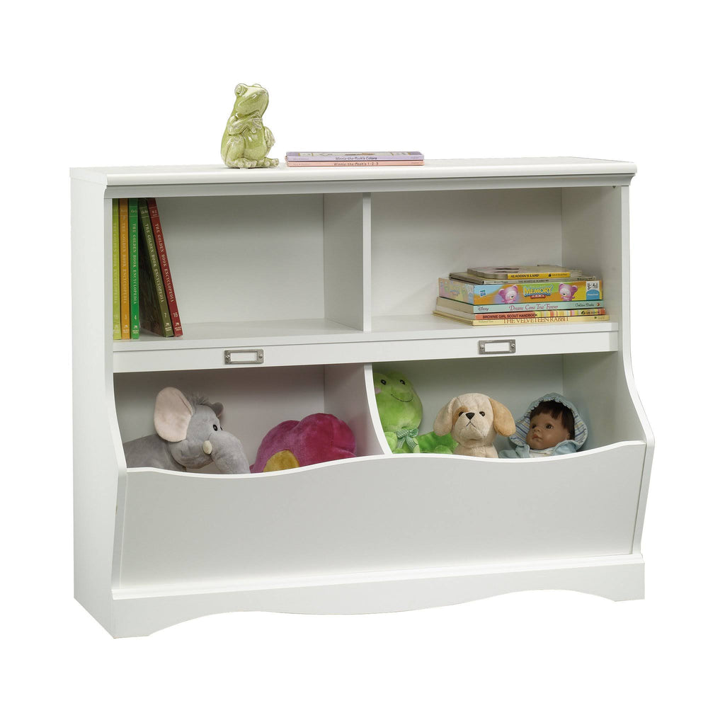 Soft White Finish Bookcase/Footboard I3170