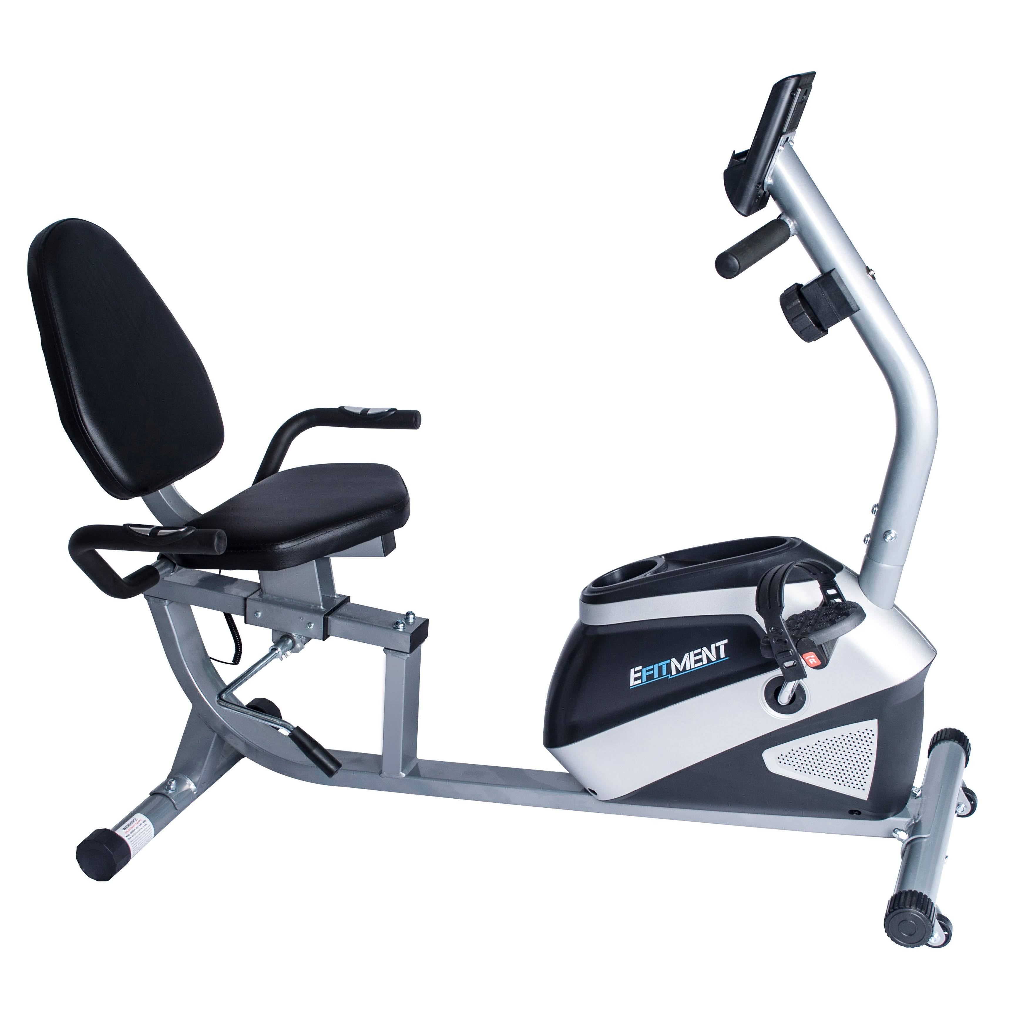 Magnetic Recumbent Exercise Bike with LCD Monitor B83913