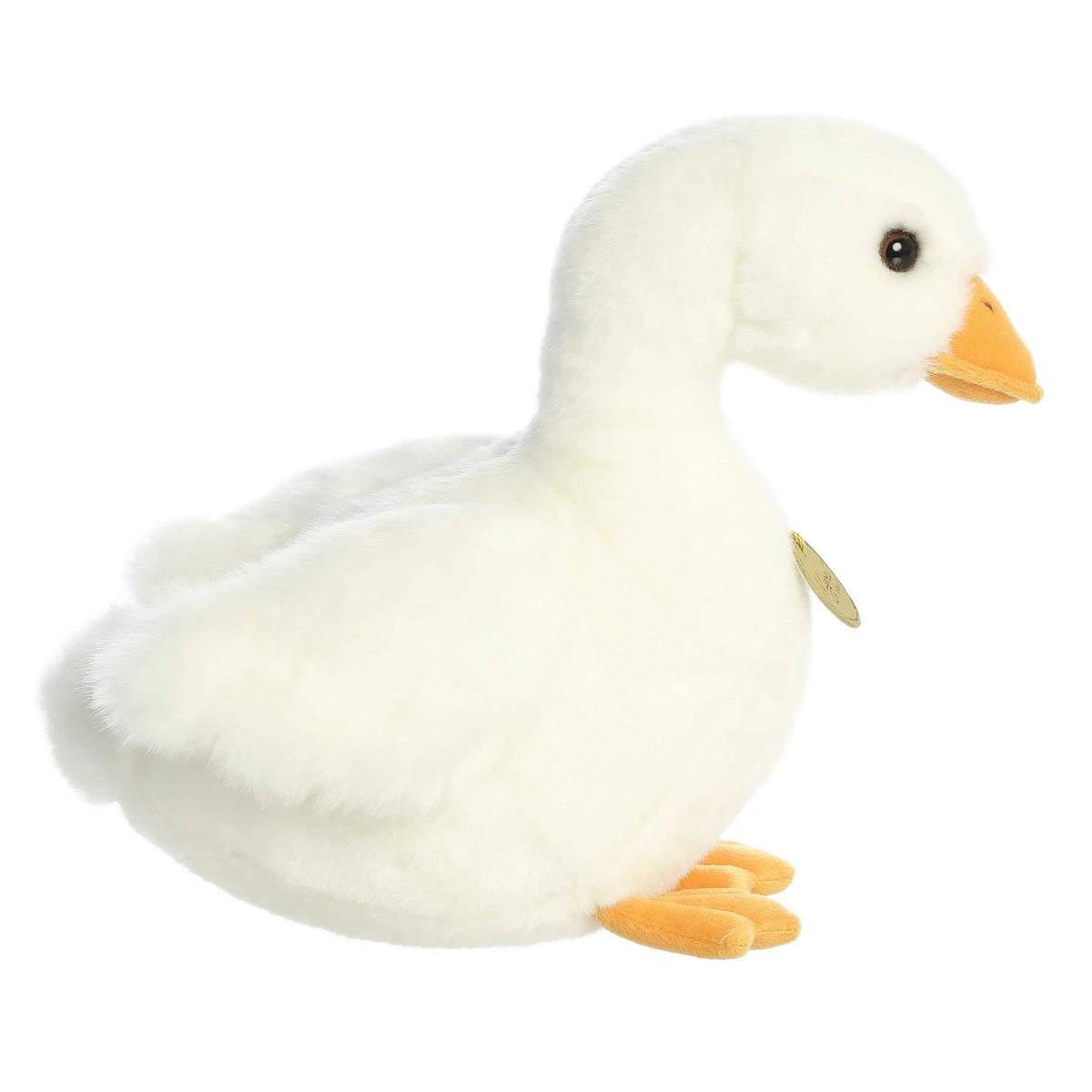 11" White Stuffed Animal Duck Z92150