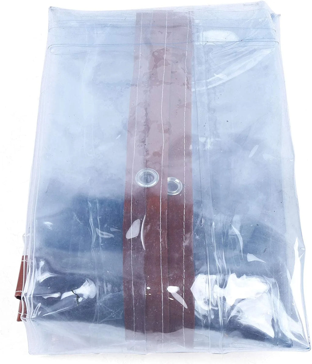 Brown Waterproof PVC Tarpaulin Canopy 8'*8' J13107