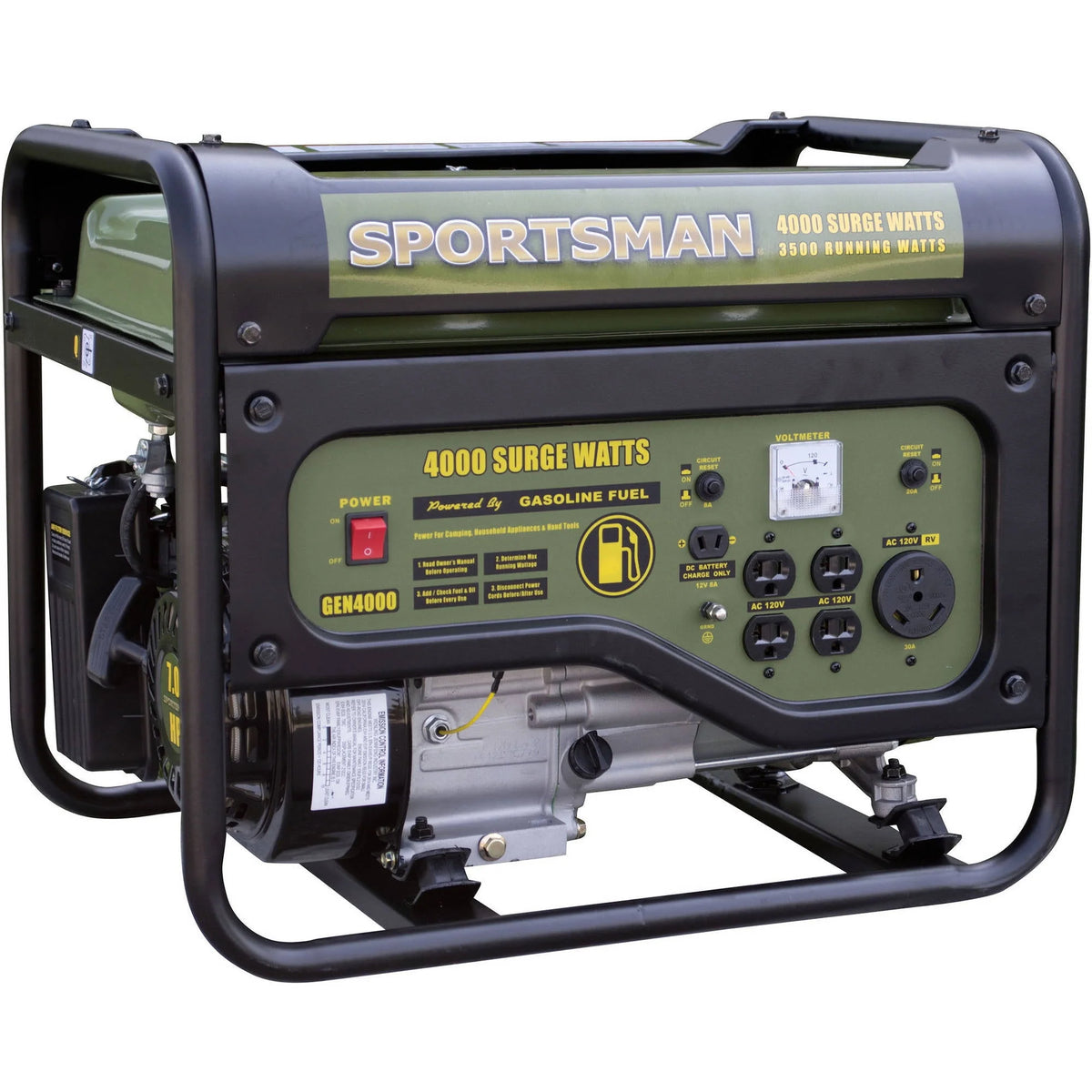 4000W Portable Gasoline Generator M62206