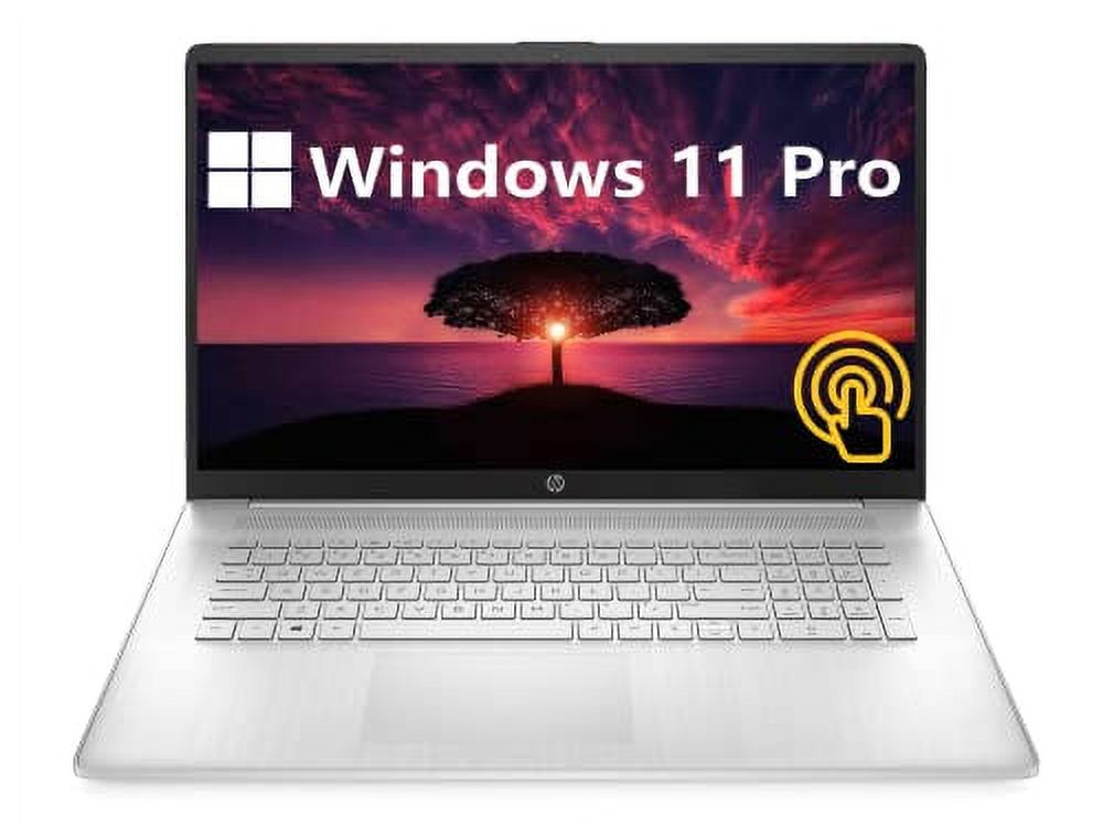 17.3" HD Touchscreen Laptop, AMD Ryzen 5-5500U, Windows 11 Pro, 16GB RAM, 512GB SSD+1TB HDD D732506