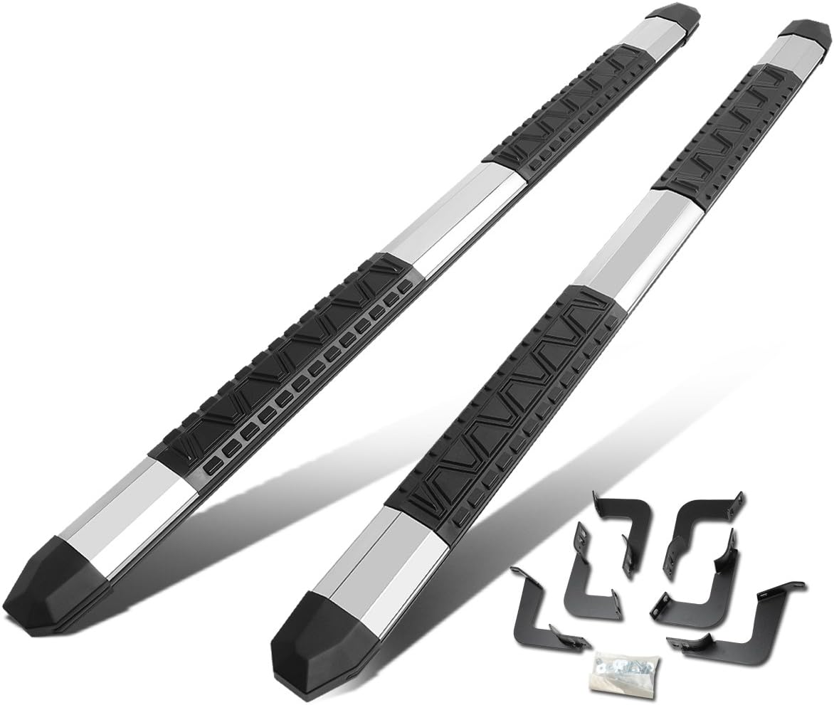 Polished Chrome Aluminum Side Step Nerf Bar Running Board H734
