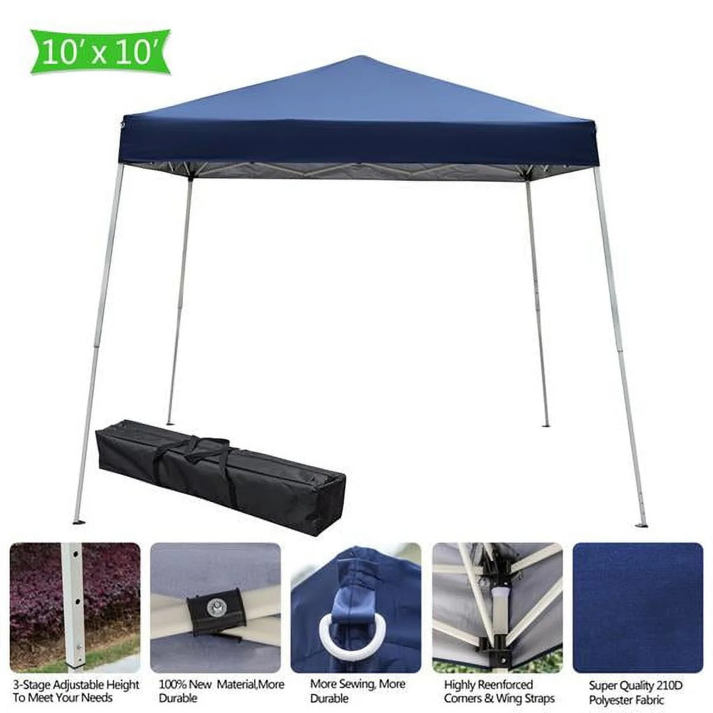 3 x 3M Waterproof Folding Tent Blue N10104