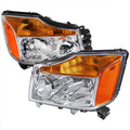 Chrome Crystal Headlights M945