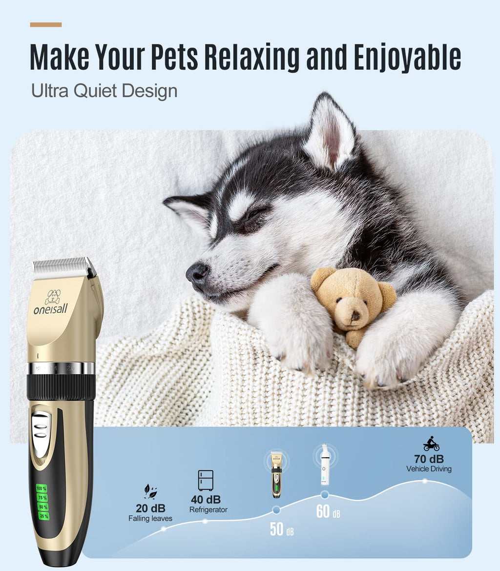 2 in 1 Cordless Dog Clippers and Paw Trimmer Kit W2580