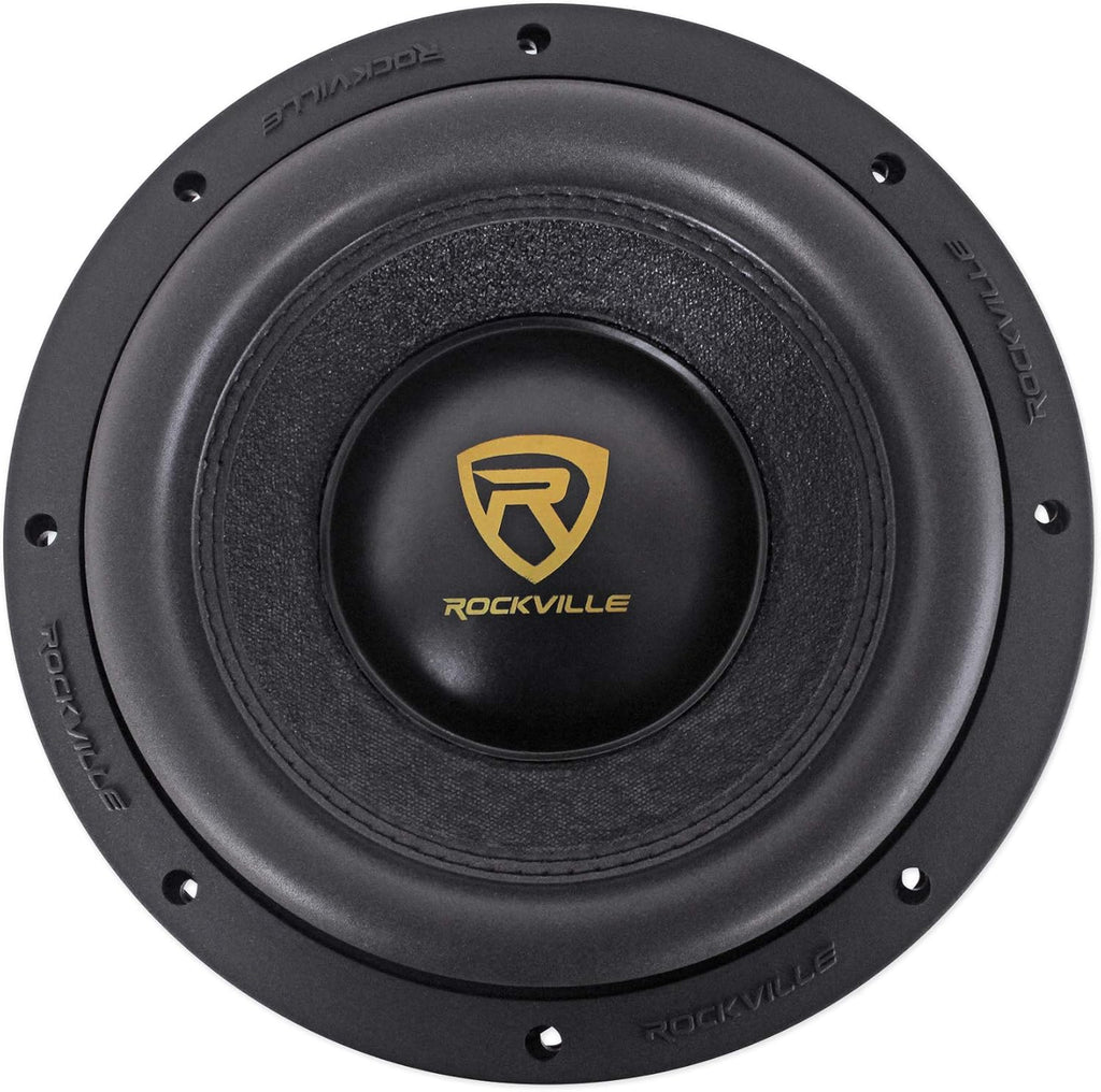10" 6400 Watt Car Subwoofers with Sealed Sub Box Enclosure A332039