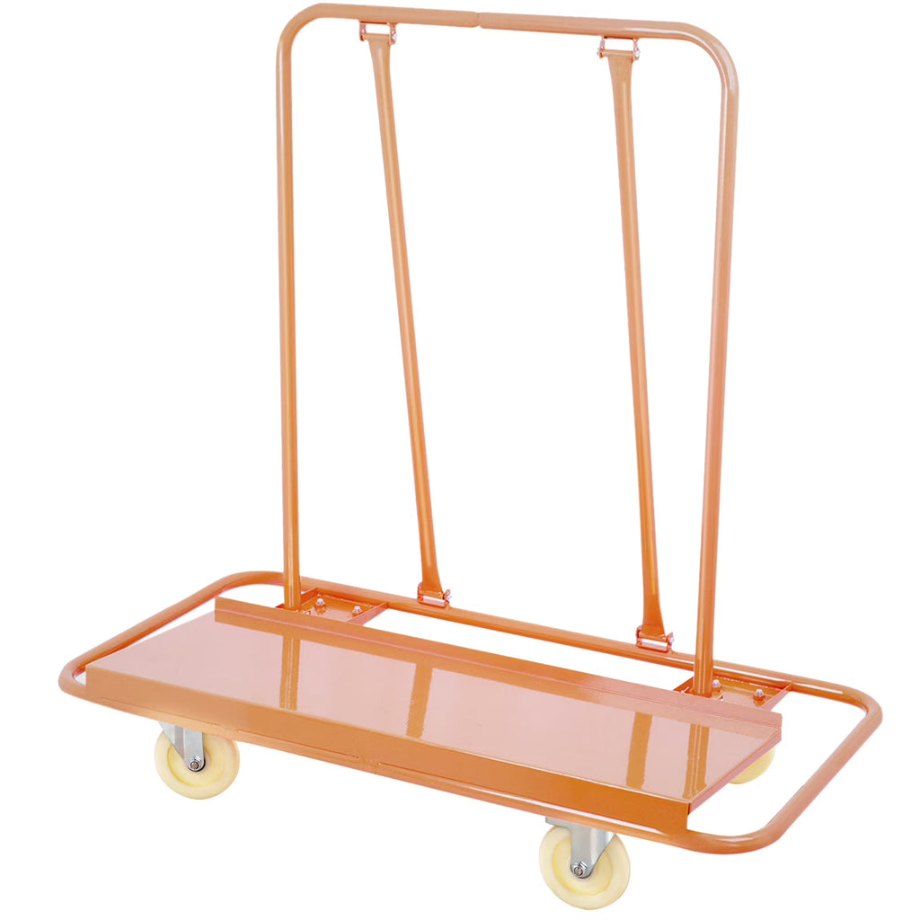 Drywall Cart Platform Hand Truck 3000 lbs Capacity with Four Swivel Casters V8765