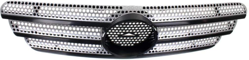Silver Shell and Insert Plastic Grille Assembly F20253