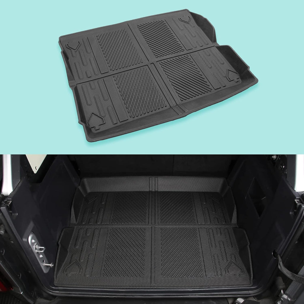 Cargo Liner Cargo Mat Bronco Accessories Compatible with Ford Bronco 4 Door 2021 2022 J604161