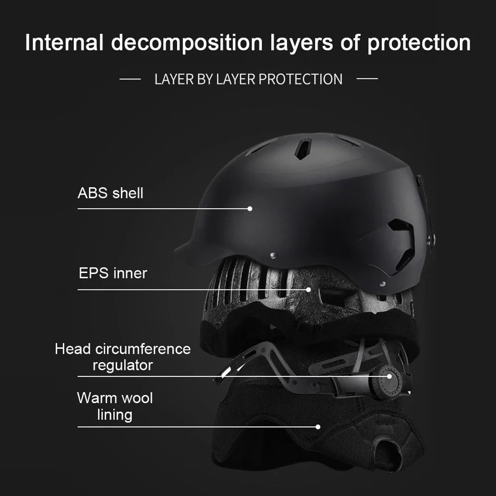 Winter Warm Cycling Safety Helmets L39373