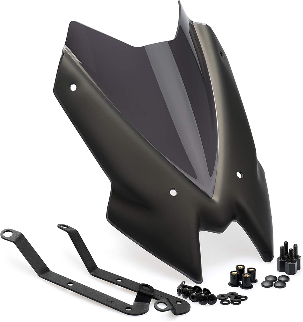 Dark Smoke Windshield for Kawasaki Z650 W784