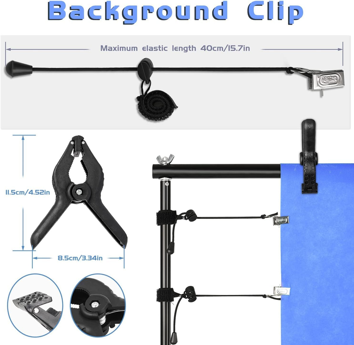7x10 FT Adjustable Backdrop Stand with Carrying Bag G26322
