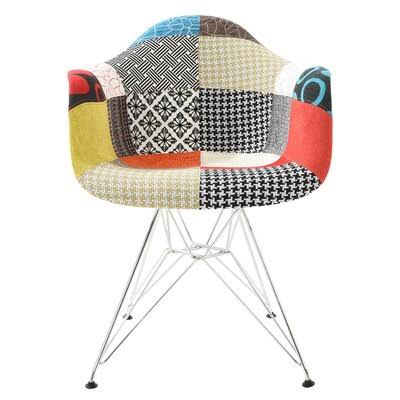 Multicolor Polyester Blend Armchair X748