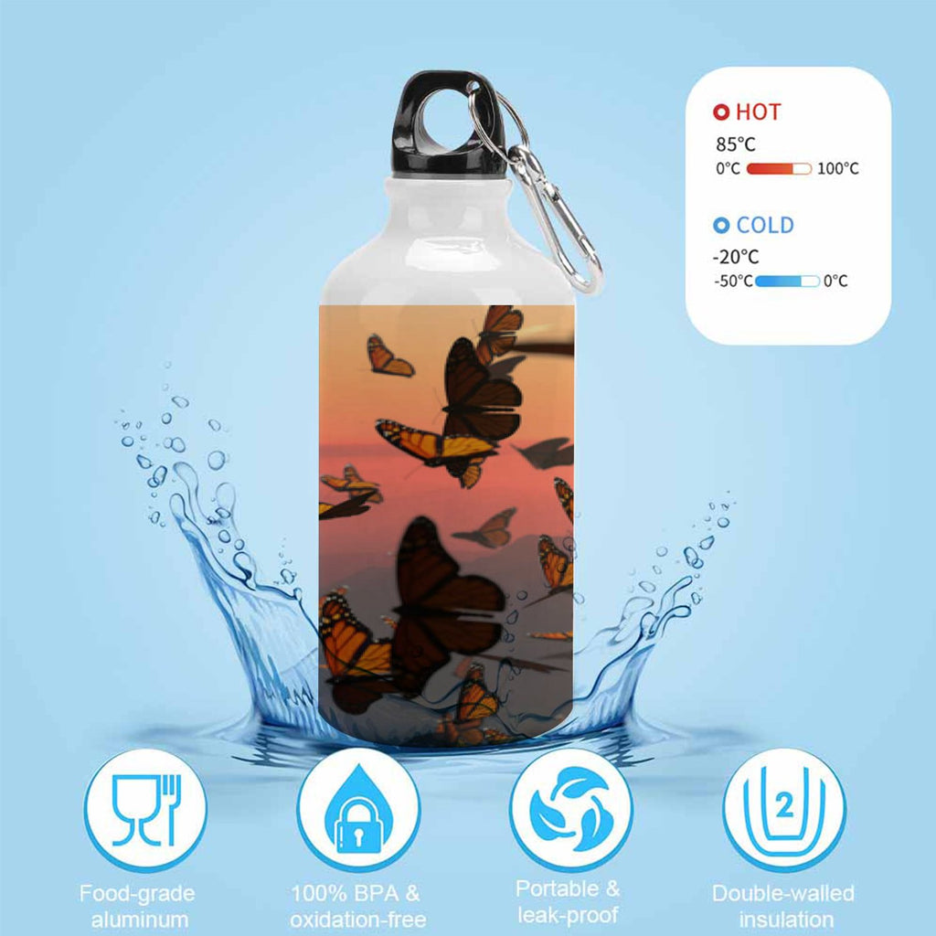 400ml Sport Aluminum Water Bottle with Twist Cap U5129