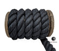 3/4-Inch x 350-feet Black Twisted Cotton Rope G858511