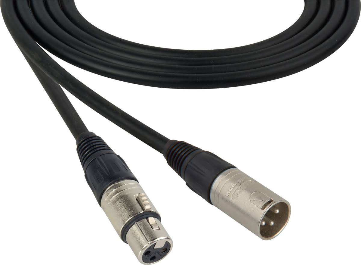75 ft. Star-Quad Microphone Cable XLR Male to XLR Female Yellow W774