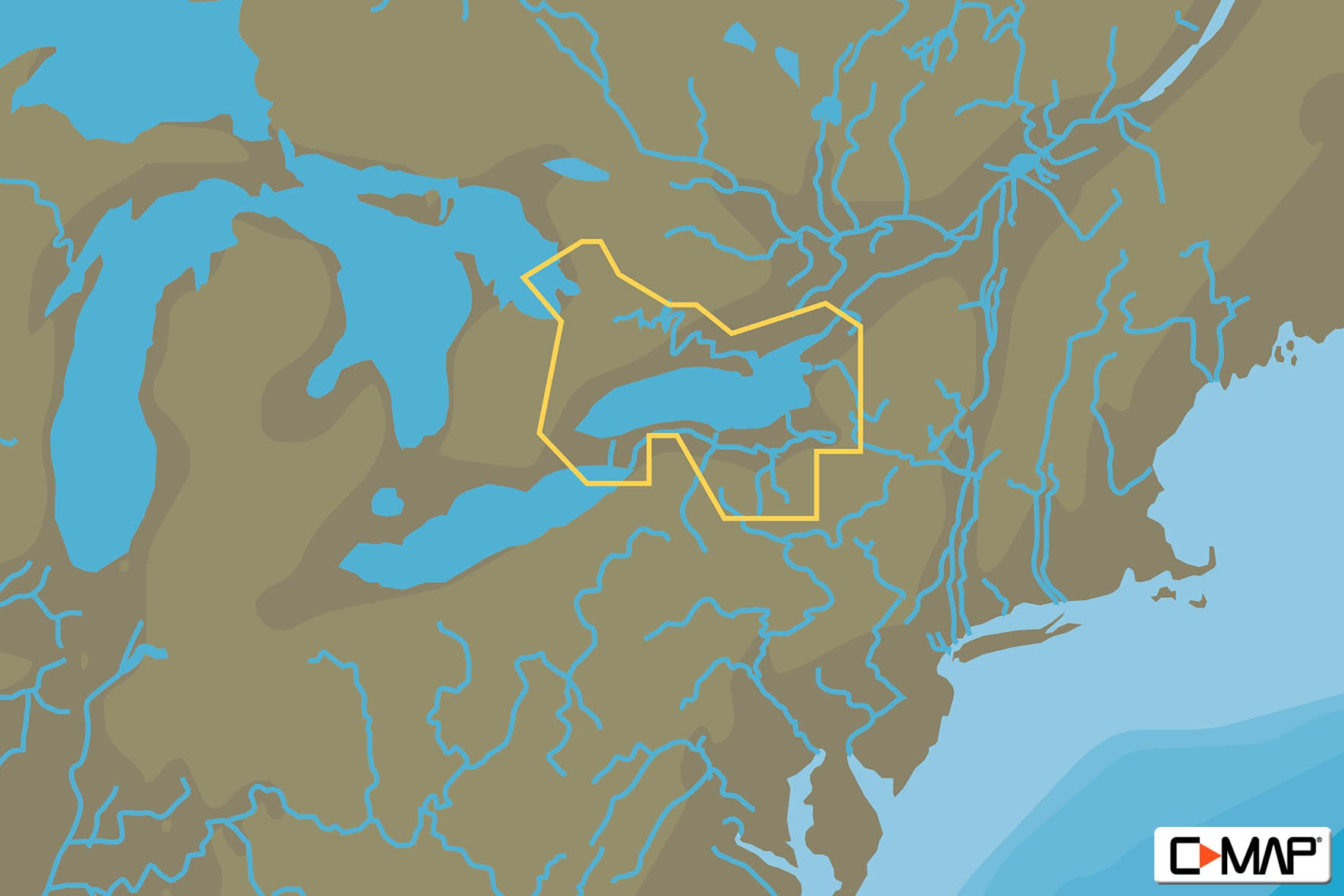Lake Ontario & Trent Severn Waterway by C-MAP A3218
