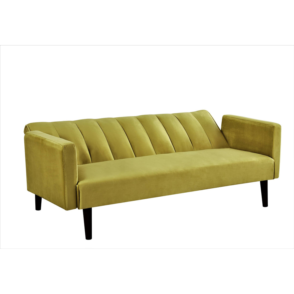 Striped Velvet Sofa Bed Sleeper V123816