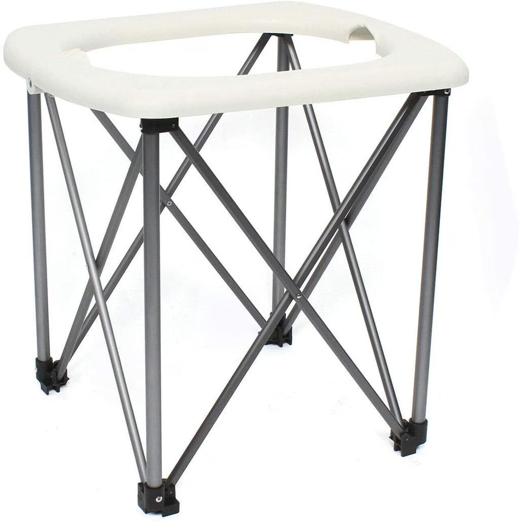 Portable Folding Toilet Commode Seat with Steel Feet R75795
