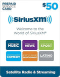 SiriusXM Satellite Radio Prepaid Service Card Q297