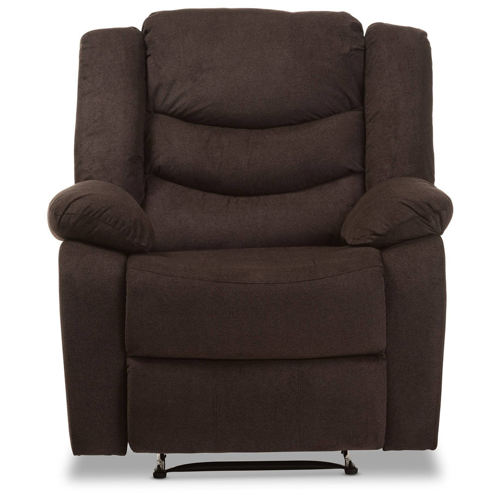 Godiva Brown Fabric Power Recliner Chair W526094