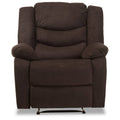 Godiva Brown Fabric Power Recliner Chair W526094