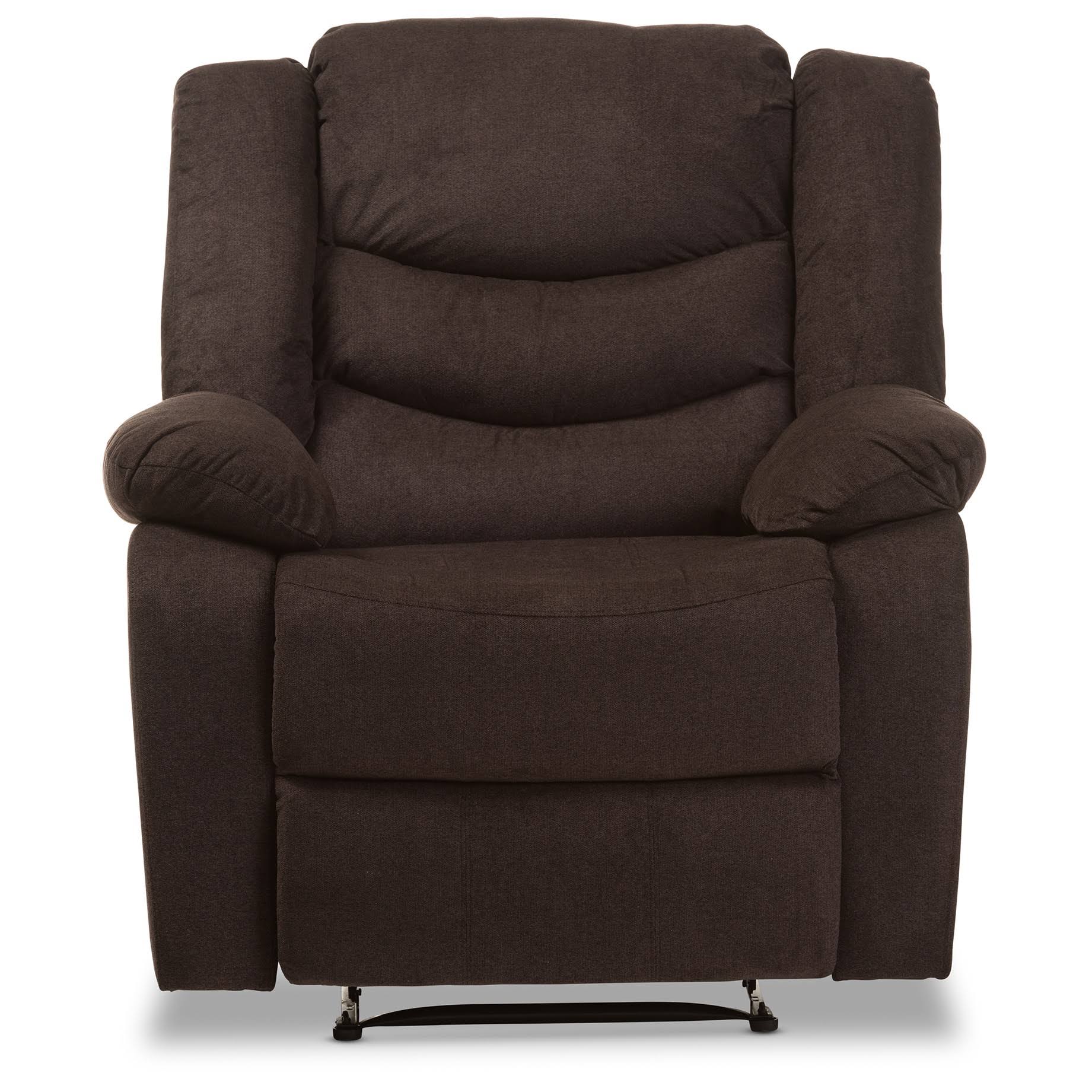 Godiva Brown Fabric Power Recliner Chair W526094