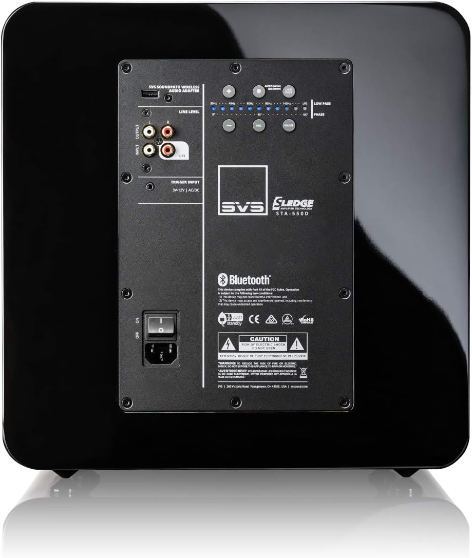 12" Sealed Subwoofer (Piano Black) U33192