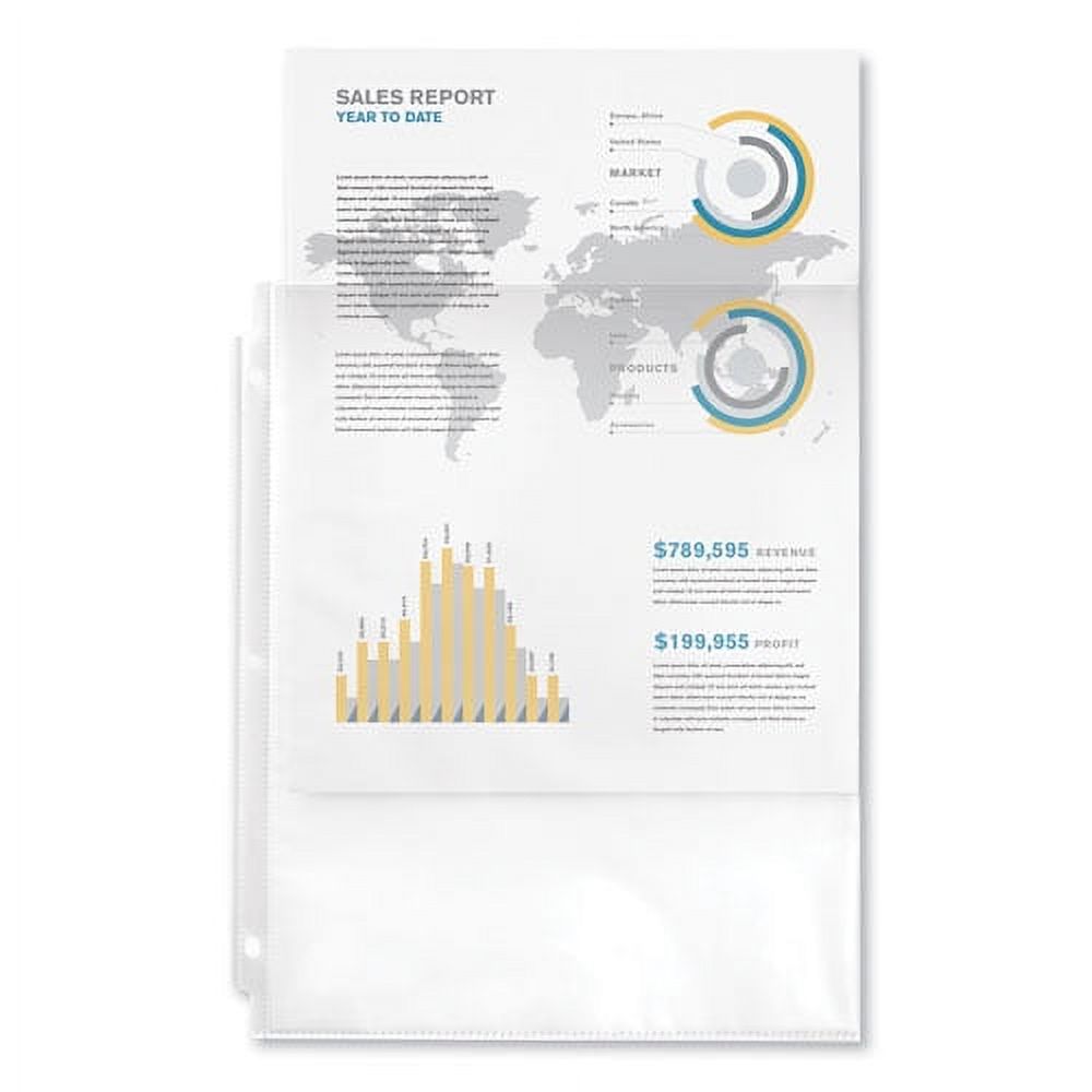 Clear Letter Sheet Protector, 50/box R11702